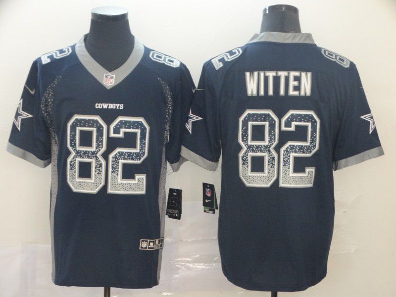 Men Dallas cowboys #82 Witten Black Nike Drift Fashion Color Rush Limited Jersey->dallas cowboys->NFL Jersey